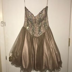 Champaign color dress